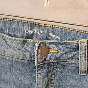 On 34th Light Blue Flare Jeans for Women